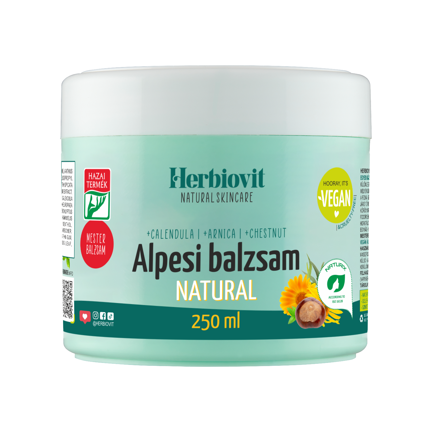 Herbiovit Alpesi balzsam NATURAL 250ml